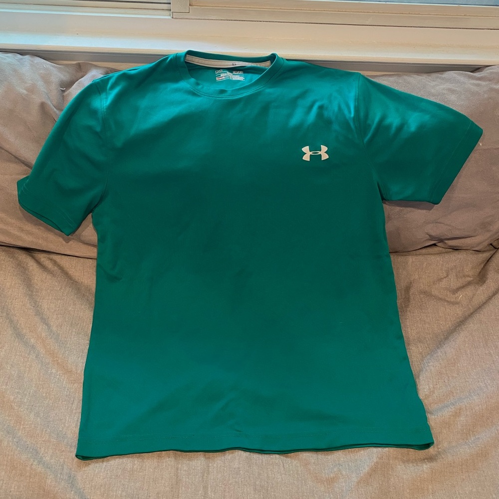 Under Armour Green Heat Gear Short Sleeve T-Shirt